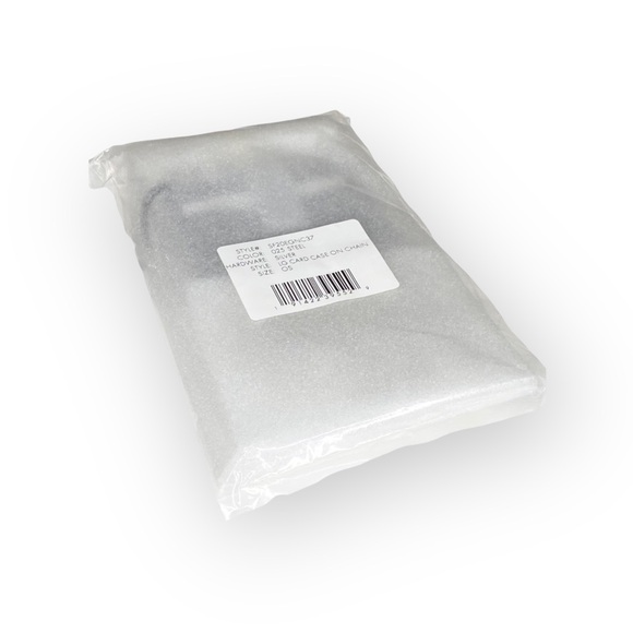 new Rebecca Minkoff ᯾ Leather Crystal Fringe Card Case Chain Handbag ᯾ Steel ᯾ - Picture 11 of 16